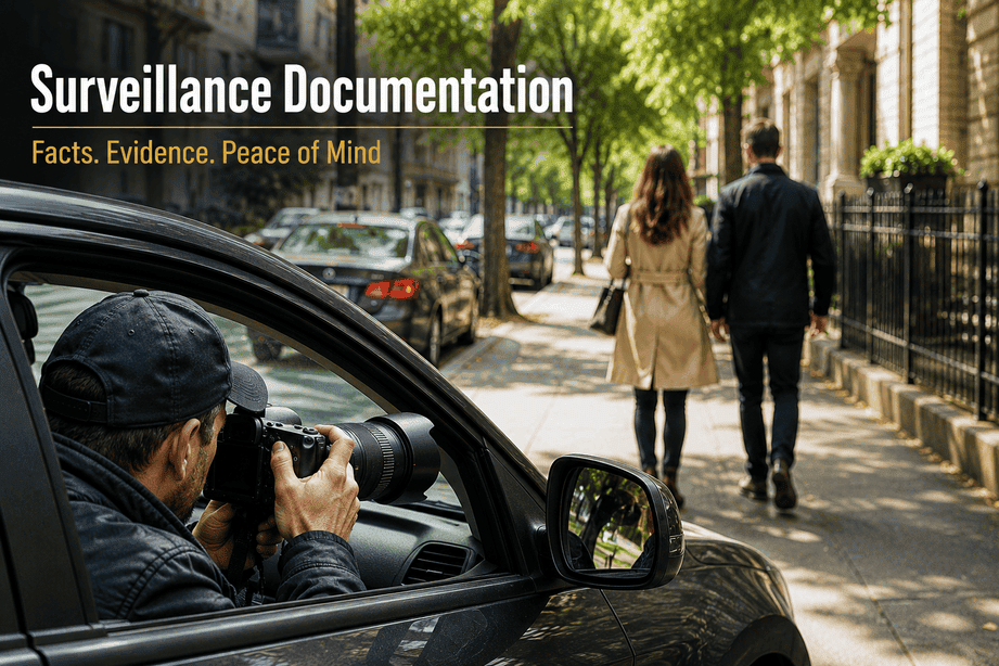 Surveillance Documentation in action on city streets