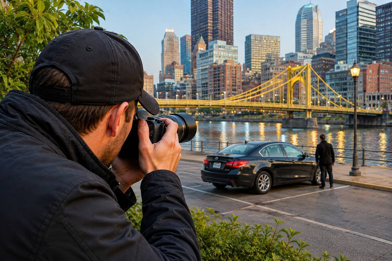 Private Investigator Doing Surveillance in Pittsburgh
