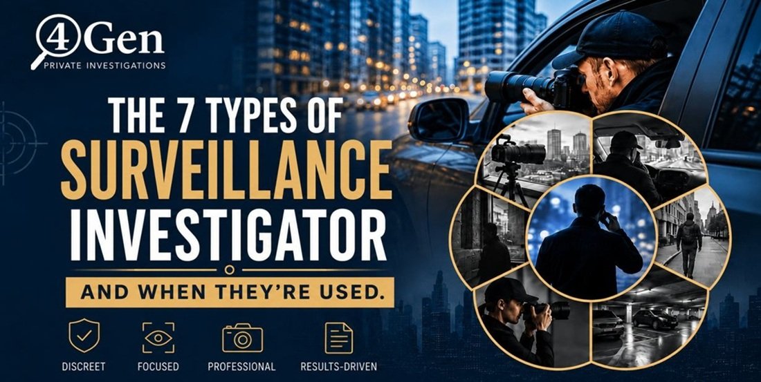The 7 Types of Surveillance Investigators and When They’re Used