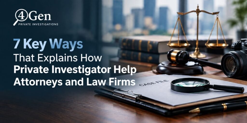 7 Key Ways How Private Investigator Help Attorneys and Law Firms
