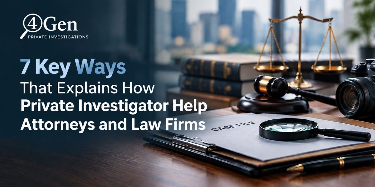 7 Key Ways That Explains How Private Investigator Help Attorneys and Law Firms