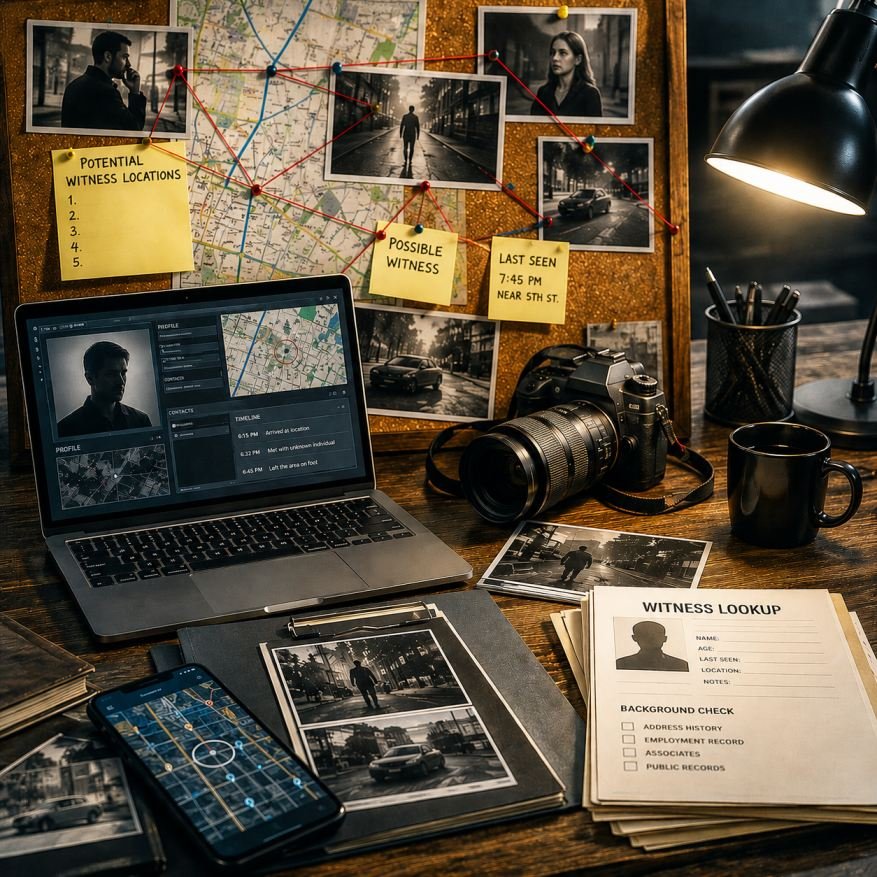 Private detective to find witness